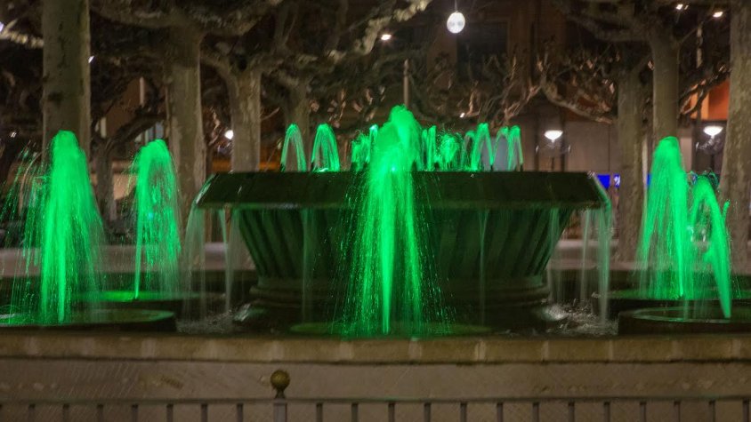 La Font del Pati, de verd