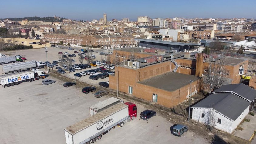 Imatge dels terrenys on s'ubicarà l'hospital sociosanitari