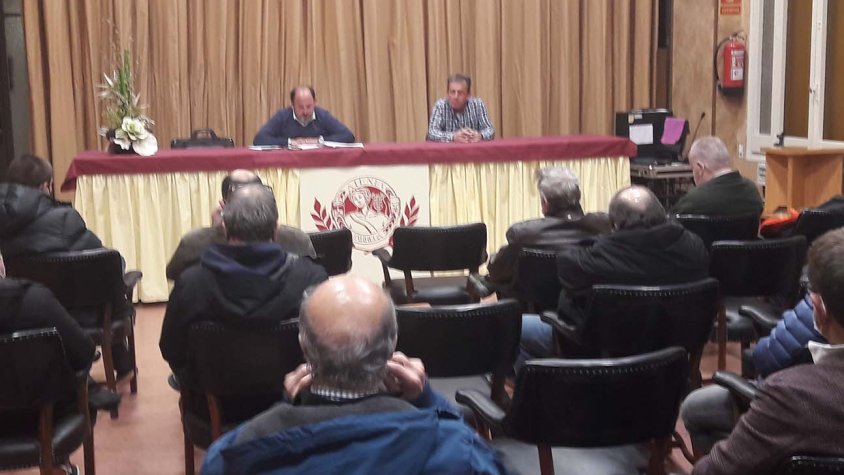 Un moment de l'assemblea