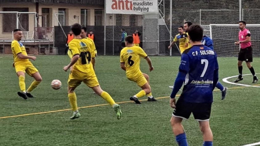 Un moment del partit