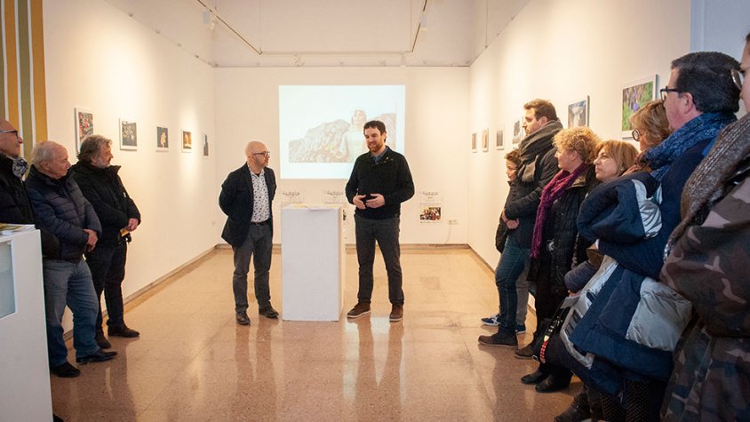 Inauguració de la mostra que es pot visitar a la Sala Marsà
