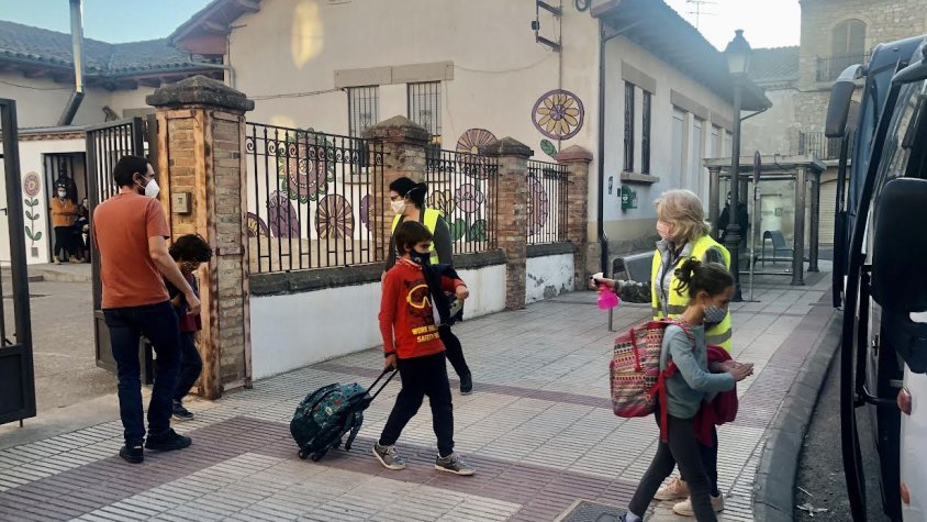 Imatge d'arxiu de l'accés al pati