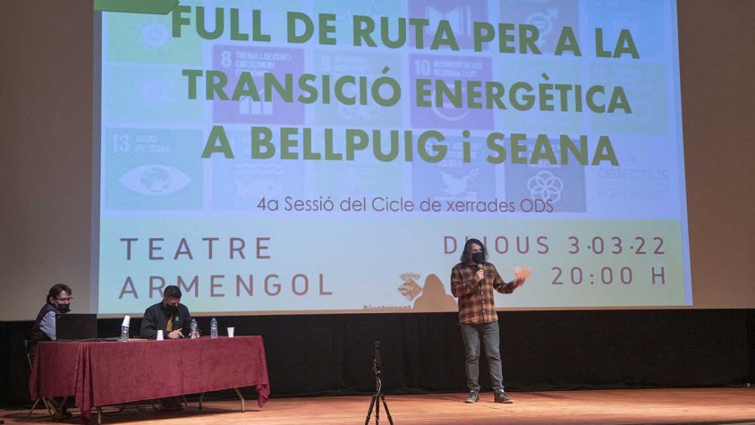 Presentació del full de ruta per a la transició energètica a Bellpuig