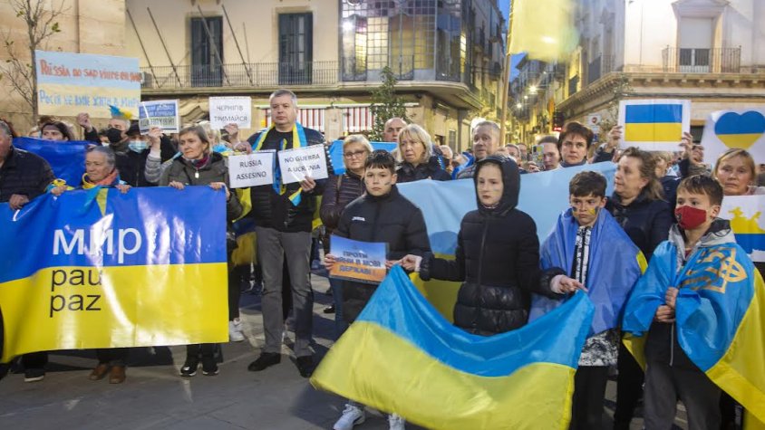 Concentració a la plaça Major
