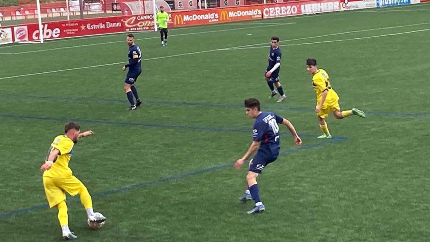 Un moment del partit
