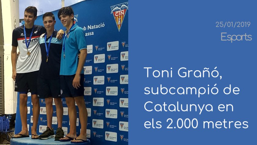 El nou èxit de Toni Grañó aquesta setmana a 'Esports'
