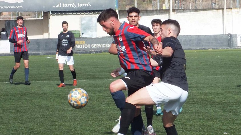 Un moment del partit