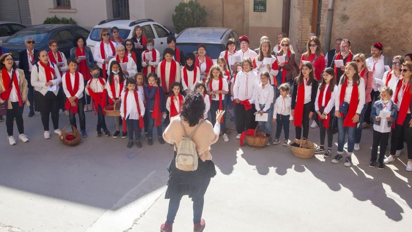Les caramelles també van arribar a El Talladell