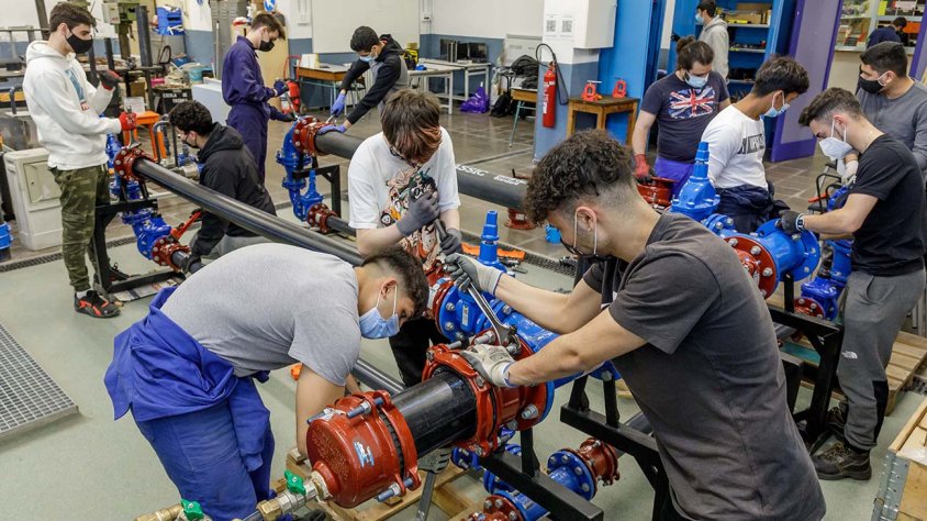 Imatge d'arxiu d'una de les classes del cicle