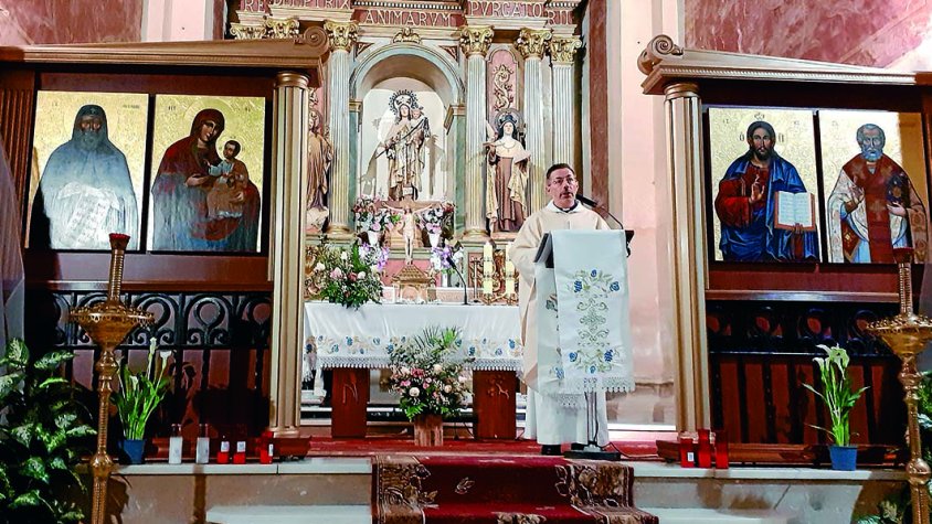 L'Eucaristia en la Festa del Sant Crist Trobat a l'església de Sant Antoni