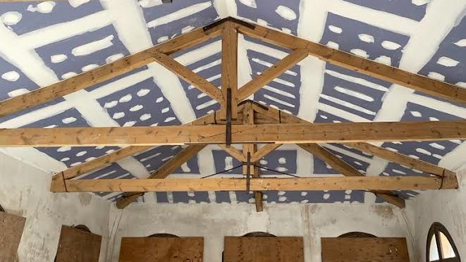 Imatge de la teulada un cop restaurada