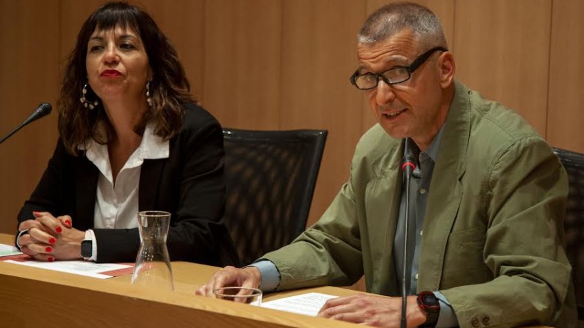 Josep Ramon Sanahuja pronunciant el pregó