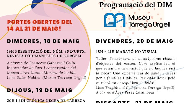 Cartell de les activitats