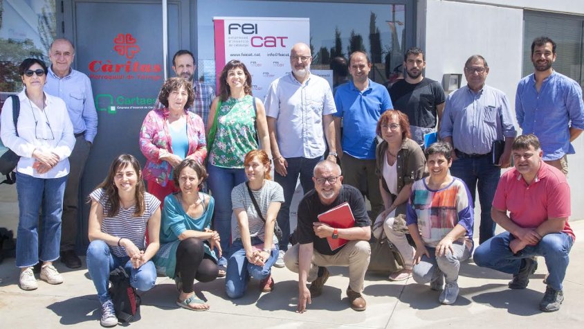 Foto de grup dels participants a la reunió
