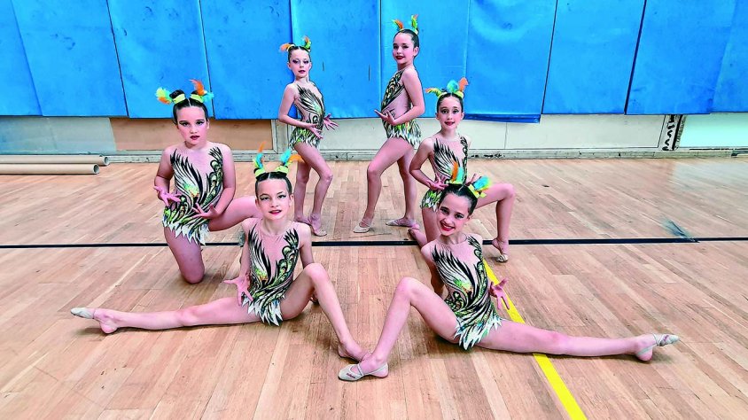 Les gimnastes alevines