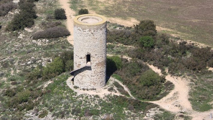 Imatge aèria del Pilar d'Almenara