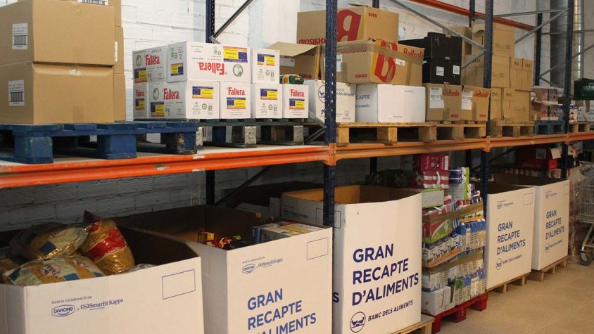 Imatge d'arxiu del Magatzem d'Aliments Solidaris