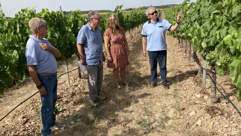 Visita a la finca pilot de Verdú