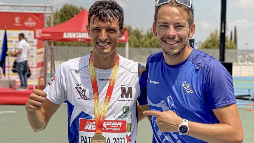 Xavi Badia amb Fran Carrillo