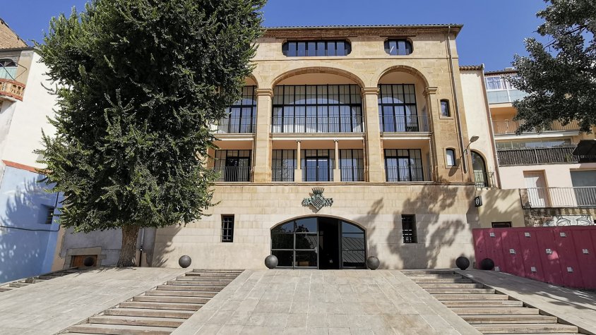Vista de l'edifici del consell