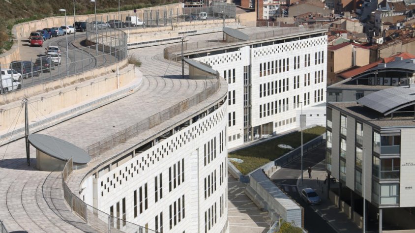 Vista de l'edifici judicial del Canyeret de Lleida