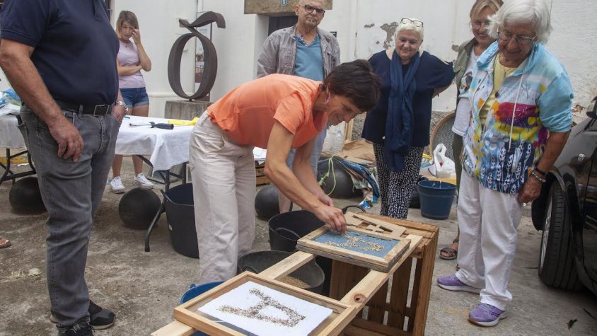 La primera acció artística del curs