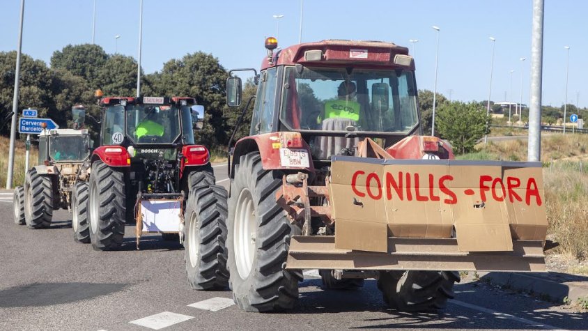 La primera tractorada
