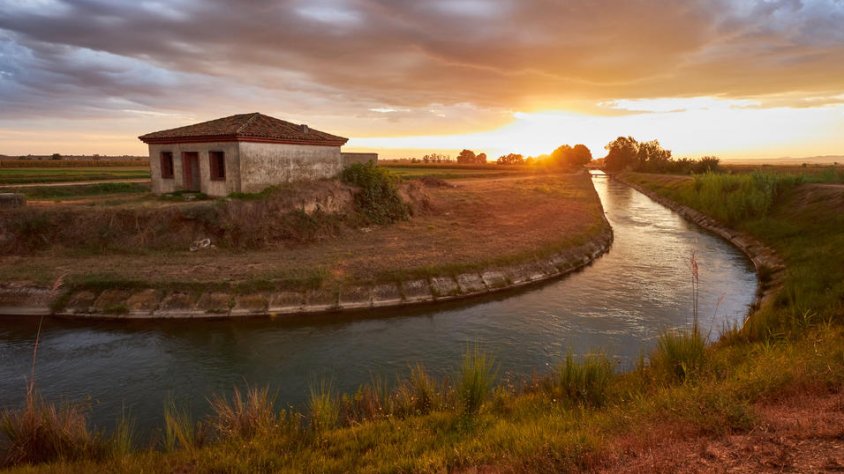 Imatge d'arxiu del Canal d'Urgell