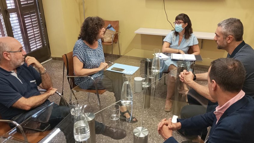 Un moment de la reunió