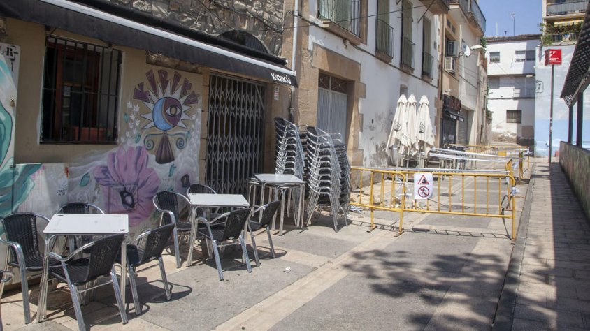 La zona afectada per l’ensorrament va quedar tancada