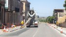 Rehabiliten el paviment de l'entrada de Verdú