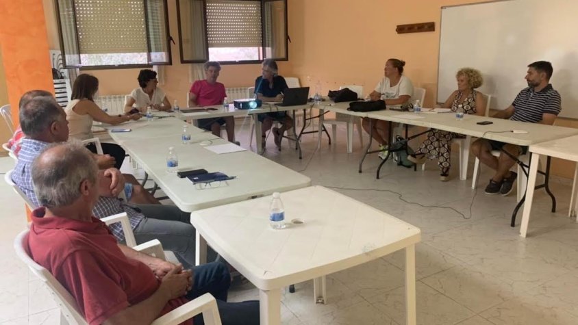 Imatge de la reunió celebrada dimarts a Maldà