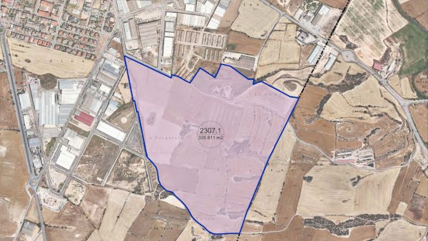 Imatge del sector que s'urbanitzarà