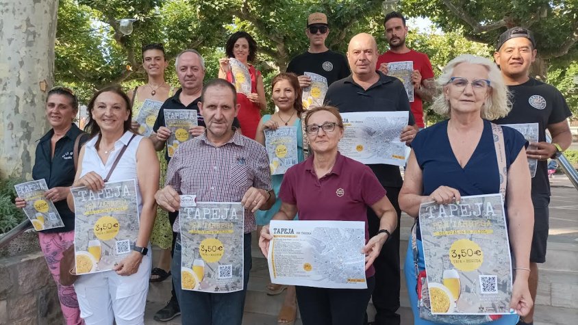 Alguns dels restauradors participants a la ruta