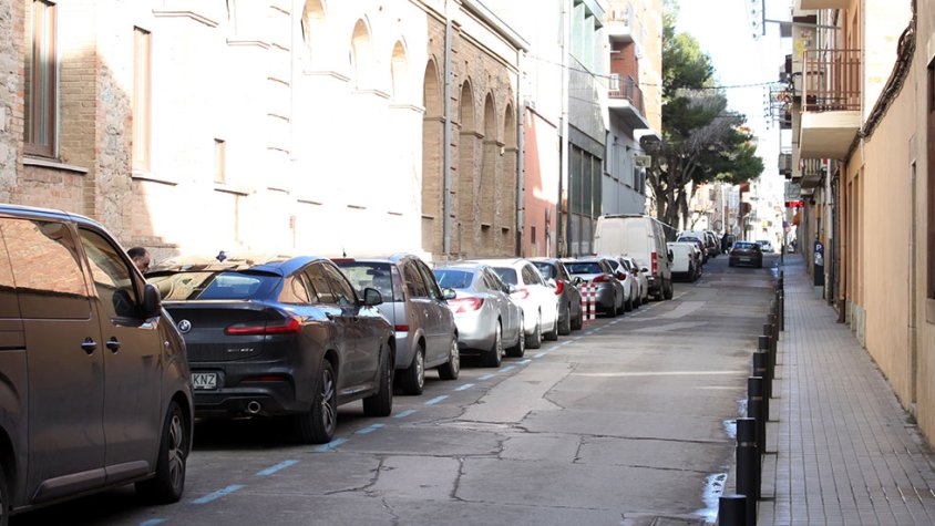 L'estat actual del carrer de Jacint Verdaguer