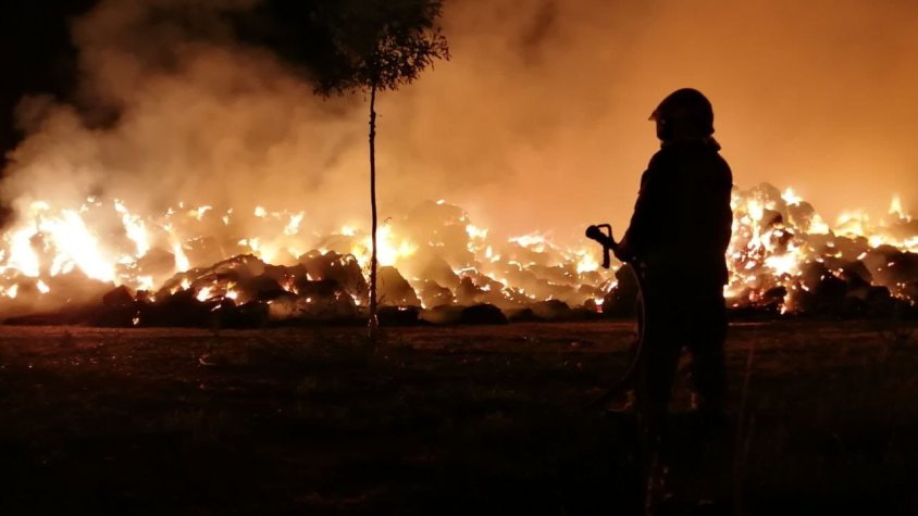 Imatge de l'incendi