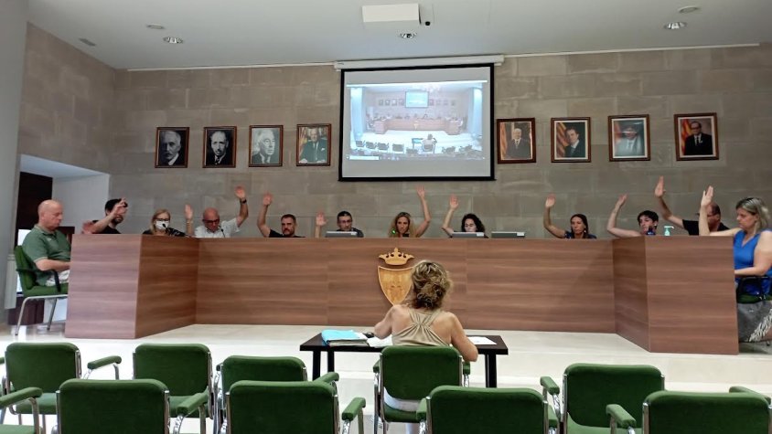 Un moment del ple