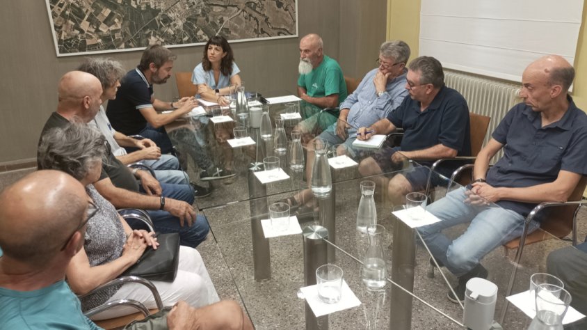 Un moment de la reunió