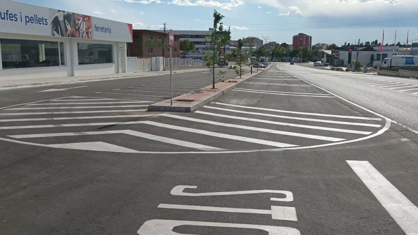 El nou tram urbanitzat