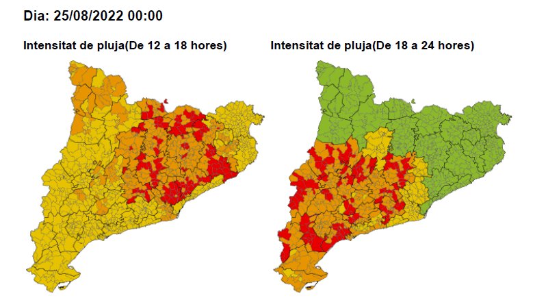 Mapes de previsió meteorològica
