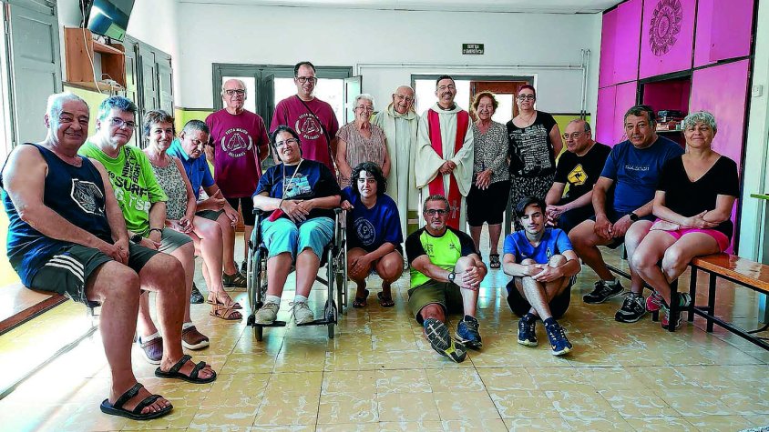 El grup de FRATER de Tàrrega en les Colònies d'Estiu 2022 a Llesp