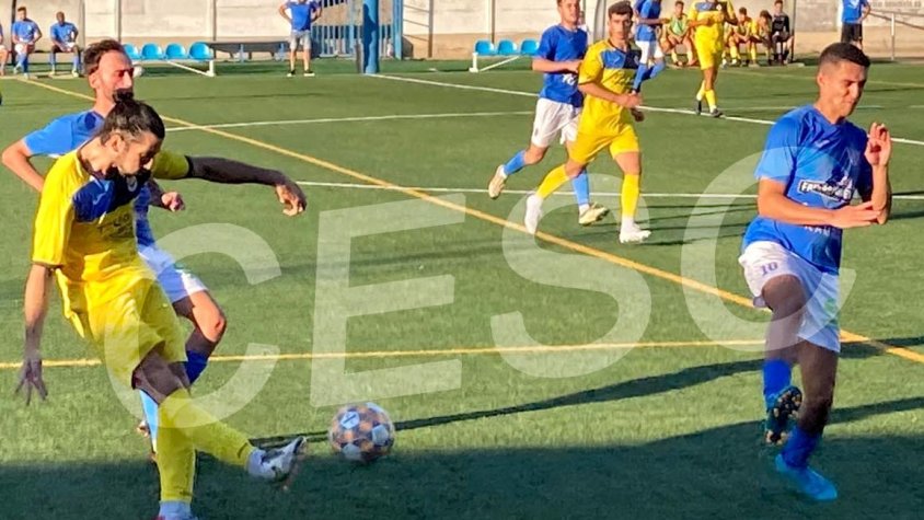 Un moment del partit