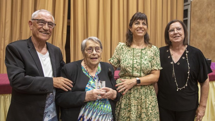 Entrega del Cristal d'Honneur a Michelle Fleury