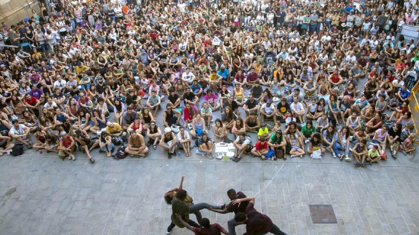 Plaça Major, plena de gom a gom en l'edició de l'any passat del certamen