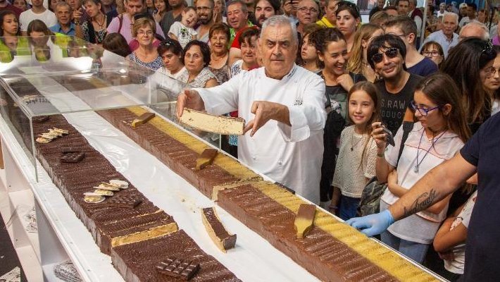 Angel Velasco en una imatge d'arxiu a la Fira del Torró d'Agramunt