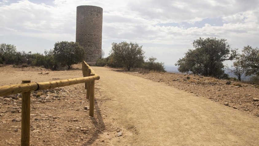 Vista del nou accés