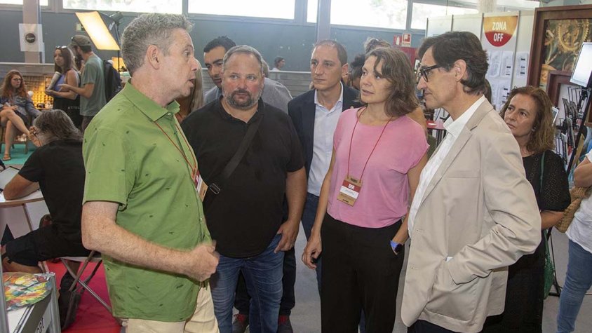 Visita de Salvador Illa