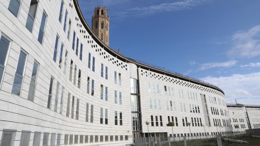Vista de la seu dels jutjats de Lleida al Canyeret