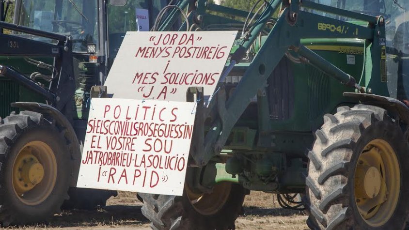 Una de les tractorades d'aquest estiu