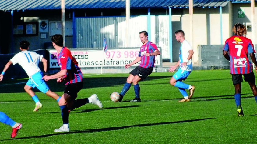 Un moment del partit